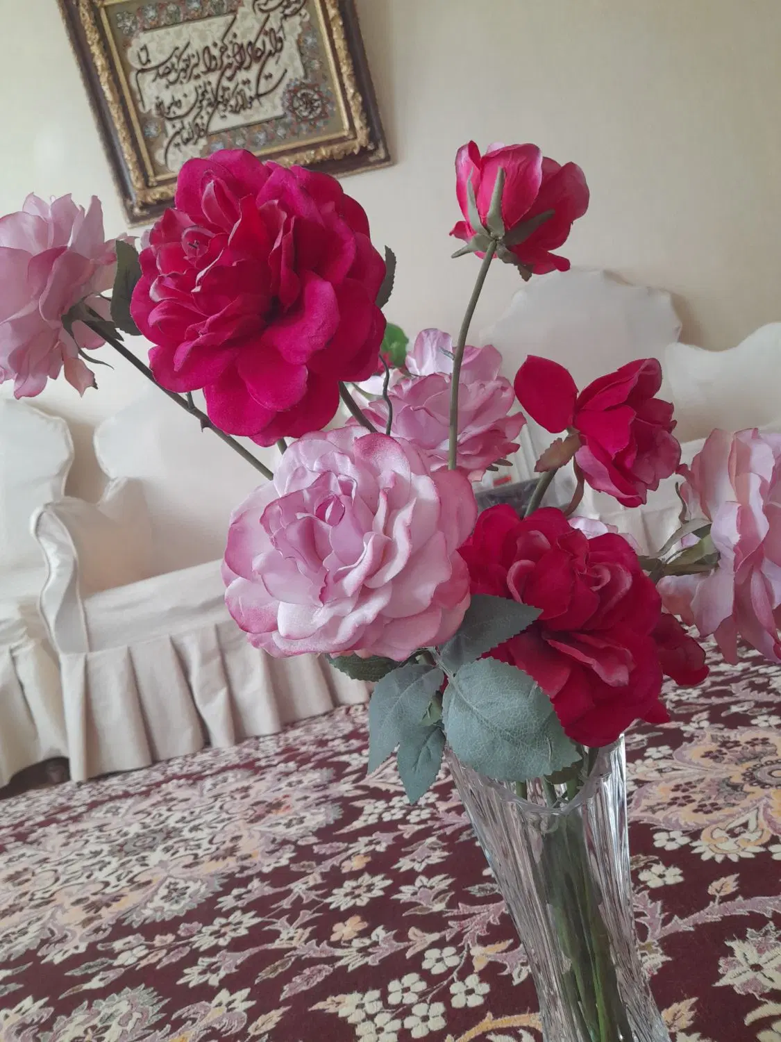 گل رز|گل مصنوعی|سهند, |دیوار