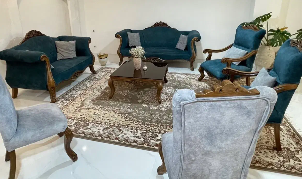 مبل ۹ نفره چوب نراد|مبلمان خانگی و میز عسلی|آمل, |دیوار