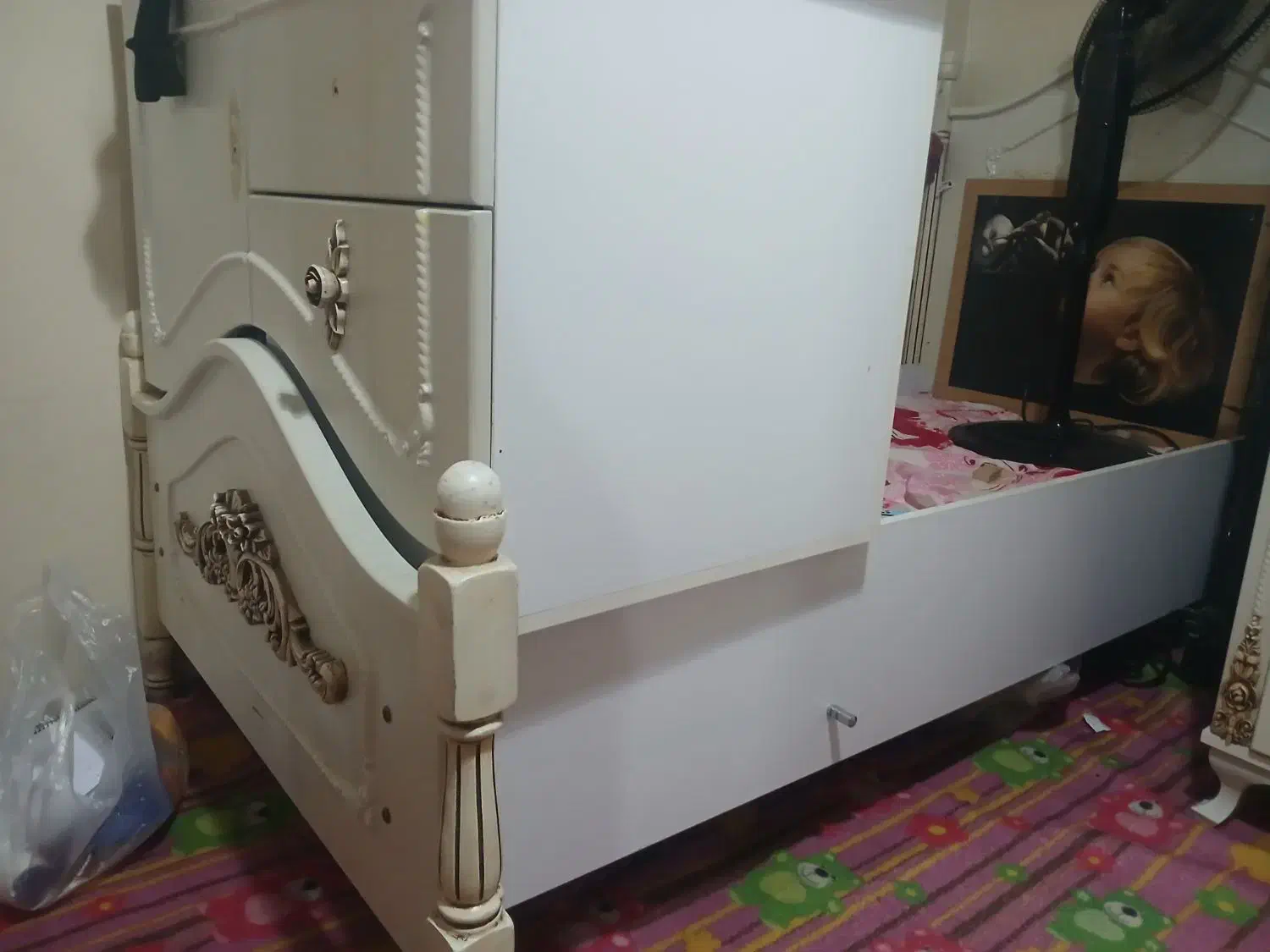 2عدد تخت دو نفره و نوجوان با تشک|تخت و سرویس خواب|احمدآبادمستوفی, |دیوار