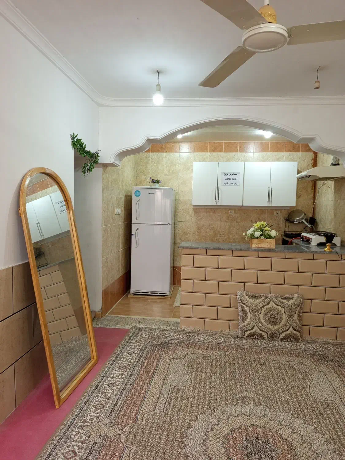 سوییت یک خواب تمیز|اجارهٔ کوتاه‌مدت آپارتمان و سوئیت|درگهان, |دیوار