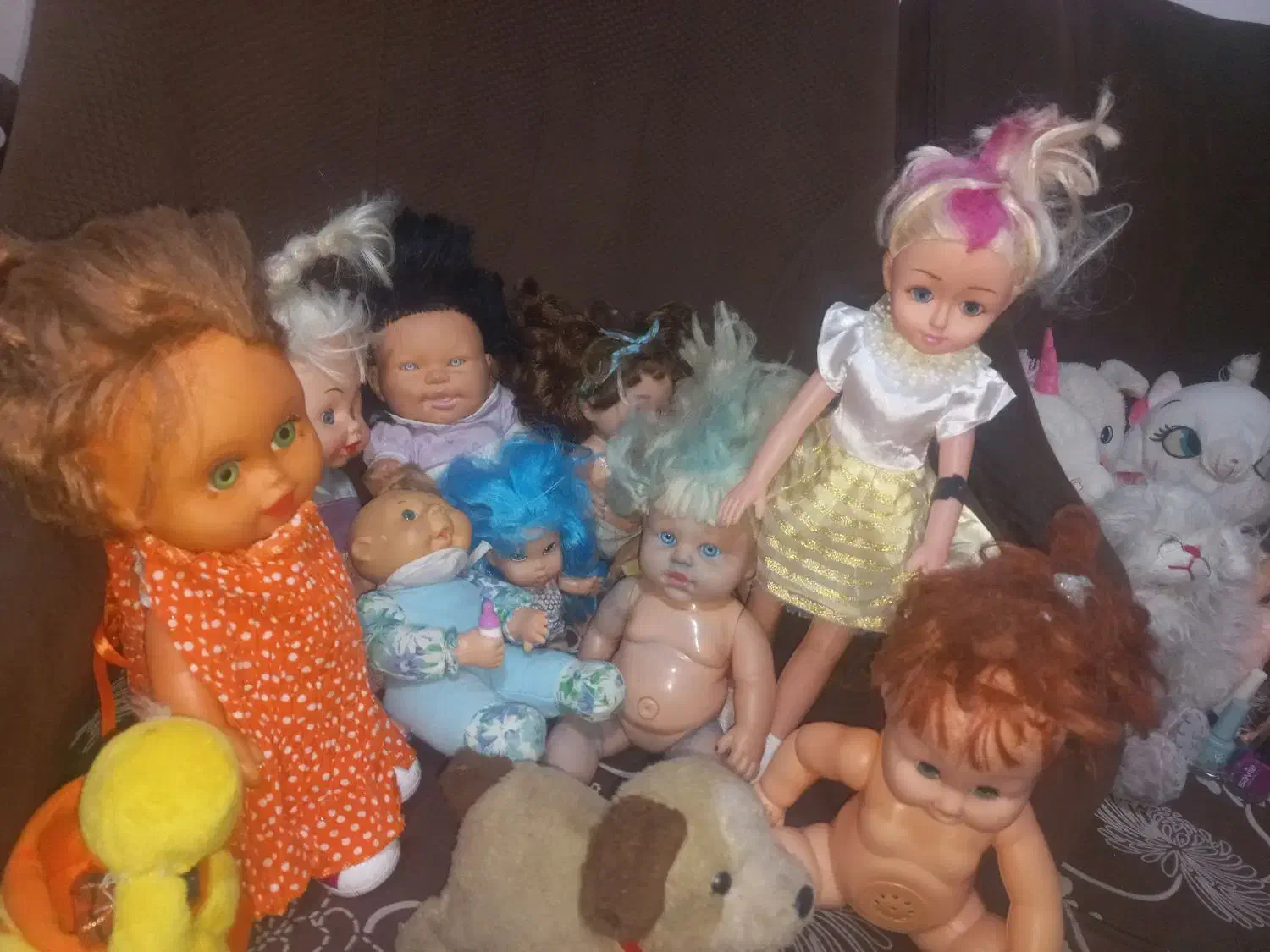 فروش تعدادی عروسک و اسباب بازی|اسباب‌بازی بچه|باقرشهر, |دیوار