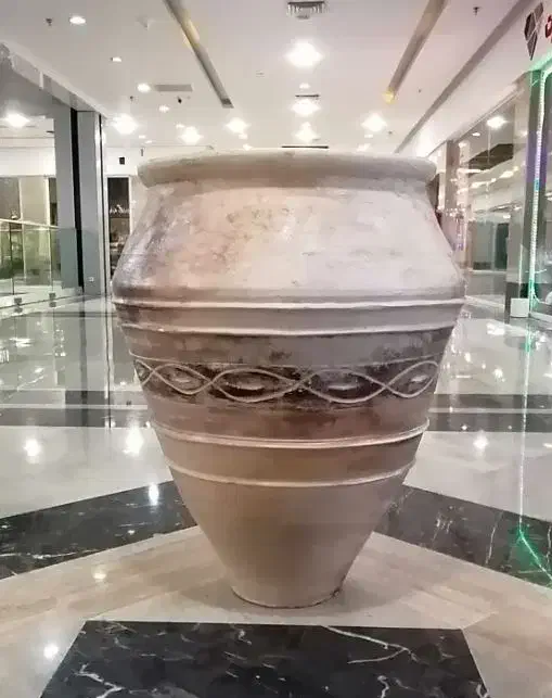 کوزه گلدان خمره سفالی پتینه کاری کد 36|صنایع دستی و سایر لوازم تزئینی|تهران, گلستان (شهرک راه آهن)|دیوار