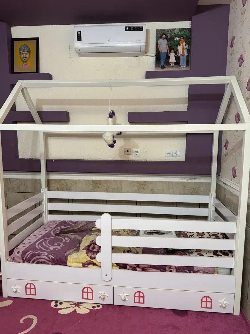 فروش کمد و سرویس خواب کودک|تخت و سرویس خواب|لامرد, |دیوار