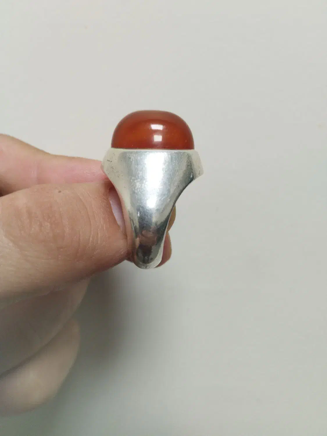 دو عدد انگشتر کلکسیونی عقیق یمن با رکاب فیلی|جواهرات|نهاوند, |دیوار