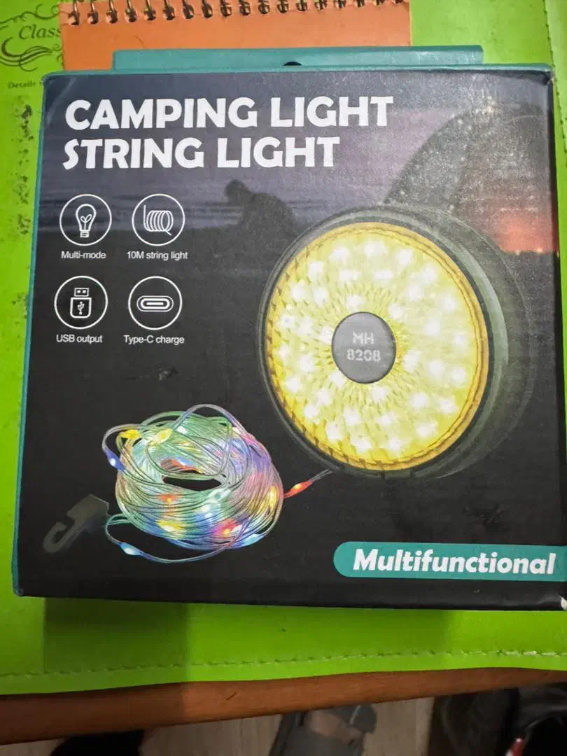 ریسه کمپ|ریسه و چراغ تزئینی|رشت, گلسار|دیوار