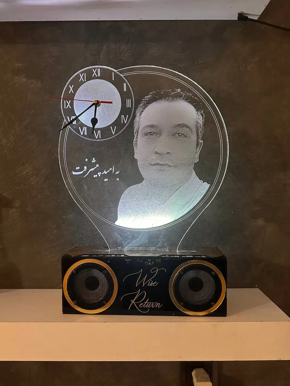 چراغ خواب سه بعدی کادو روز مرد روز پدر|چراغ خواب و آباژور|اصفهان, فجر|دیوار