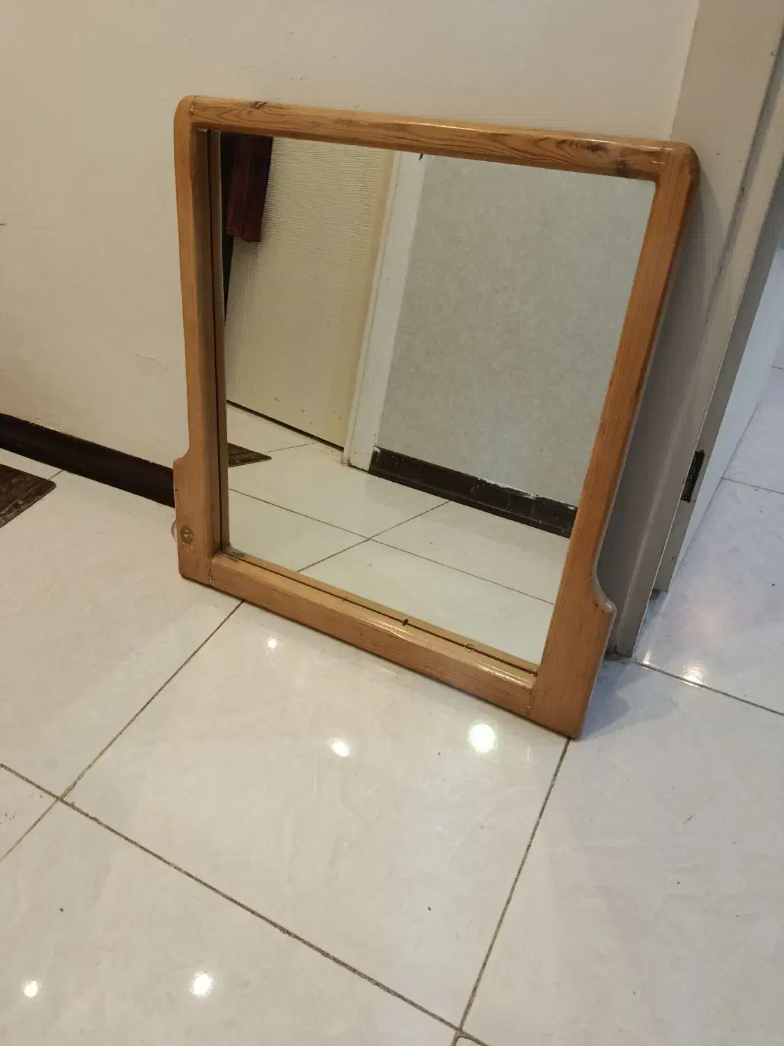 آینه قابدار چوبی|آینه|کیش, |دیوار