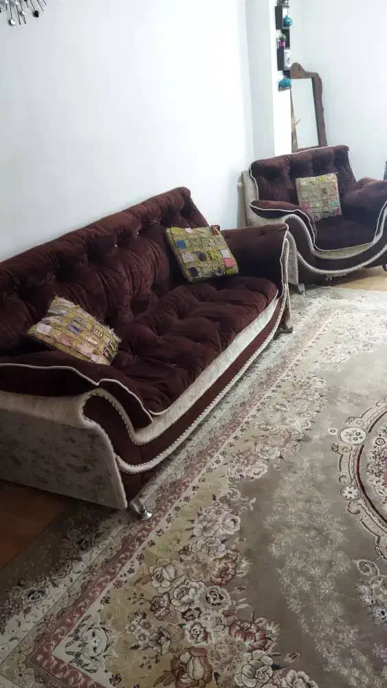 مبلمان ۷ نفره و متعلقات در حد نو|مبلمان خانگی و میز عسلی|کردکوی, |دیوار