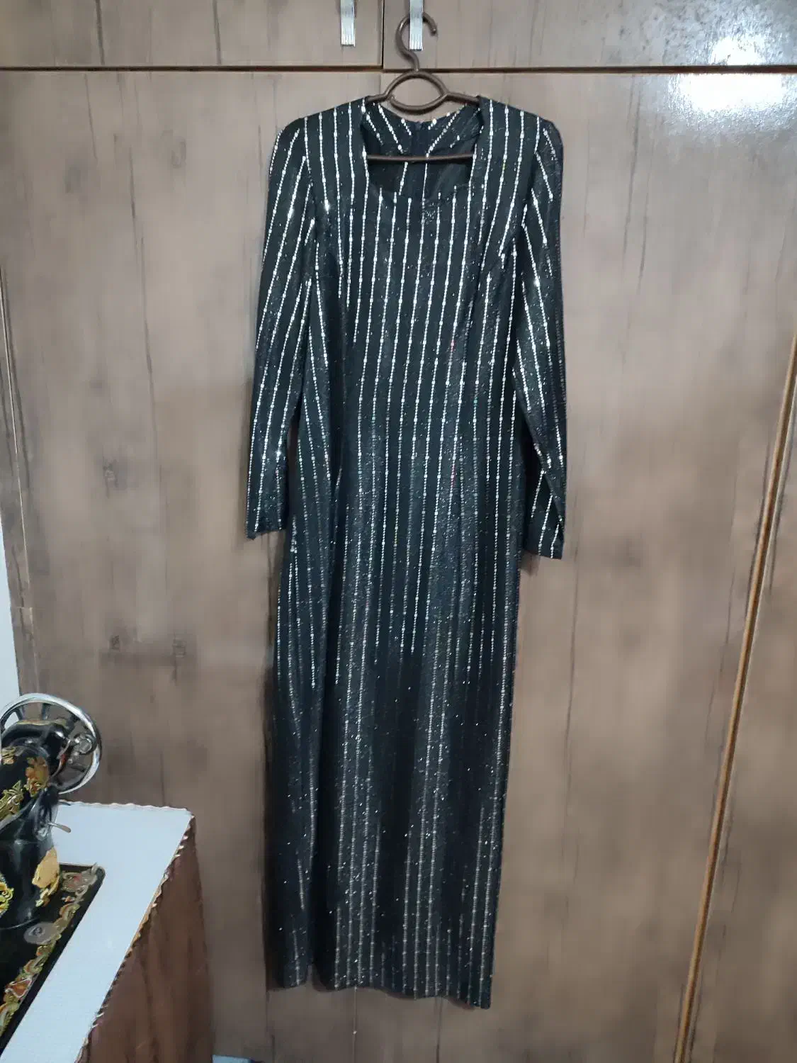 پیراهن مجلسی پولکی|لباس|خمام, |دیوار