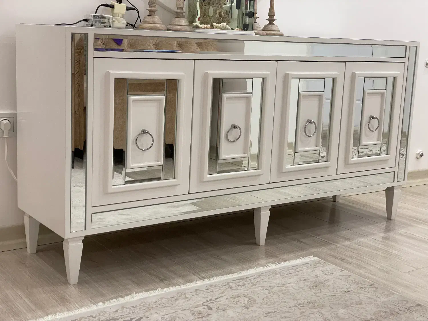 آیینه کنسول مدرن|بوفه، ویترین، کنسول|گرمسار, |دیوار