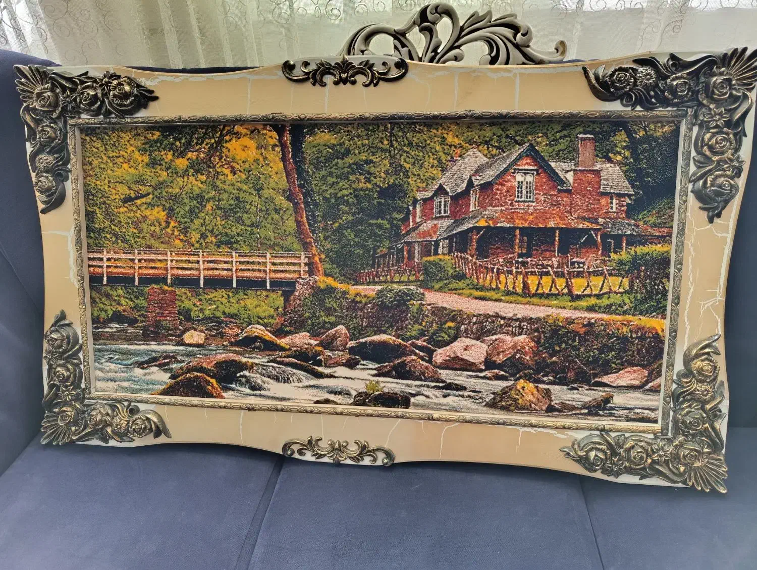 تابلو منظره|تابلو فرش|اراک, |دیوار