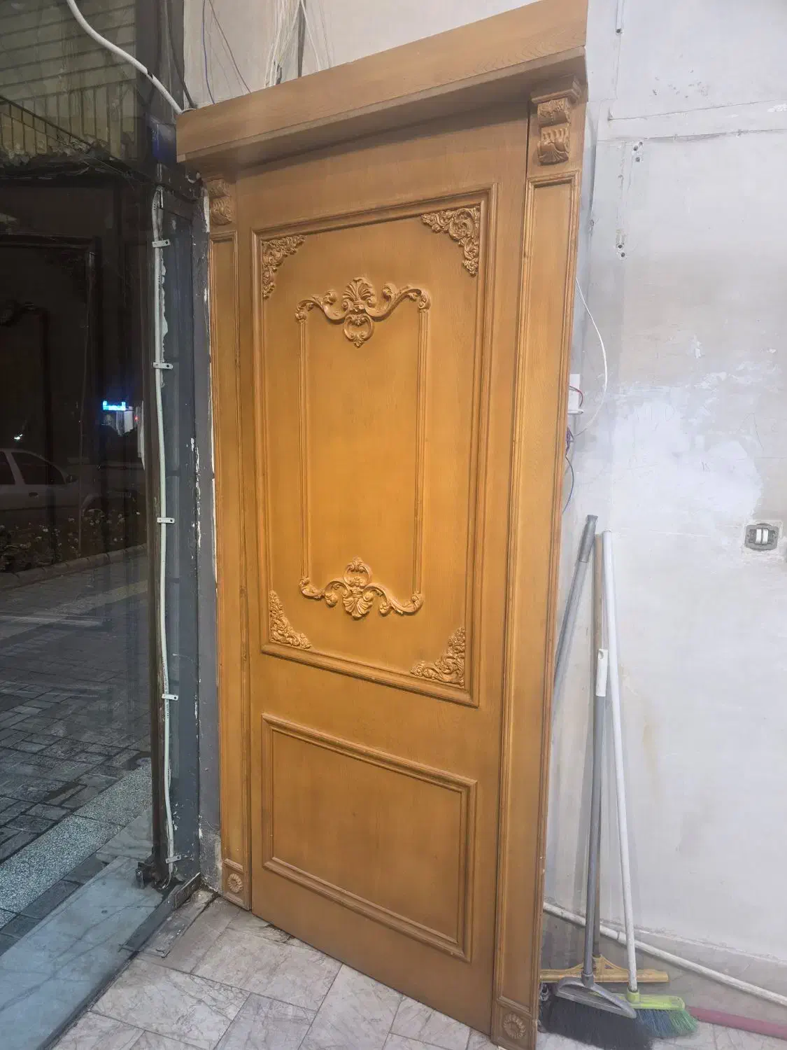 درب روکش چوب رنگ پلیستر|مصالح و تجهیزات ساختمان|مشهد, دانشجو|دیوار