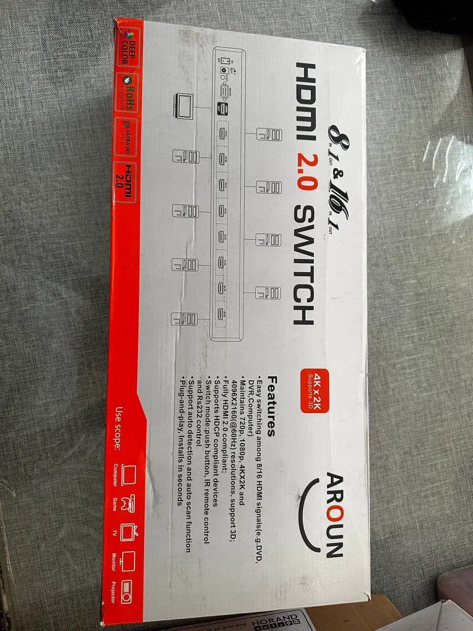 دستگاه مرکزی دوربین اتوترکینگ هوراند و سویچر hdmi|قطعات و لوازم جانبی رایانه|تهران, آسمان|دیوار