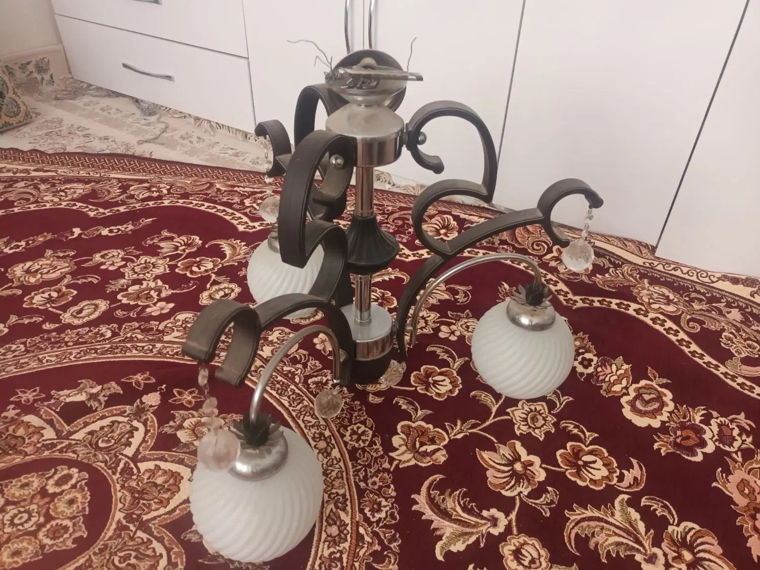 لوستر|لوستر و چراغ آویز|بیرجند, |دیوار