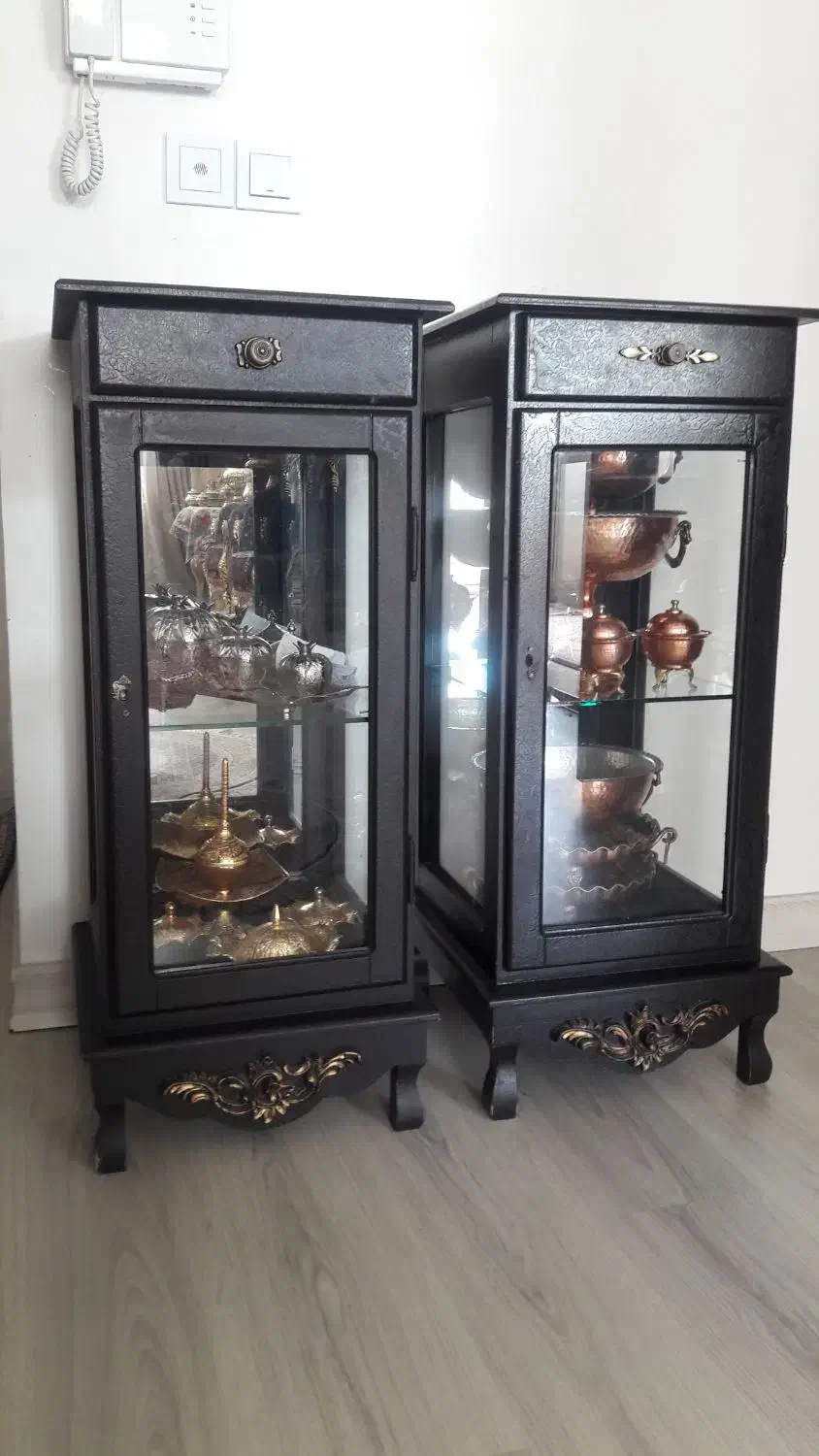 یک جفت بوفه قدی و جای کفشی قدی|بوفه، ویترین، کنسول|اردبیل, |دیوار