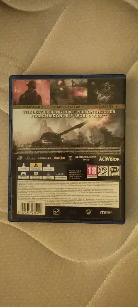 دیسک بازی call of duty wwII-کال اف پیوست جنگ جهانی|کنسول، بازی ویدئویی و آنلاین|قم, آزادگان|دیوار