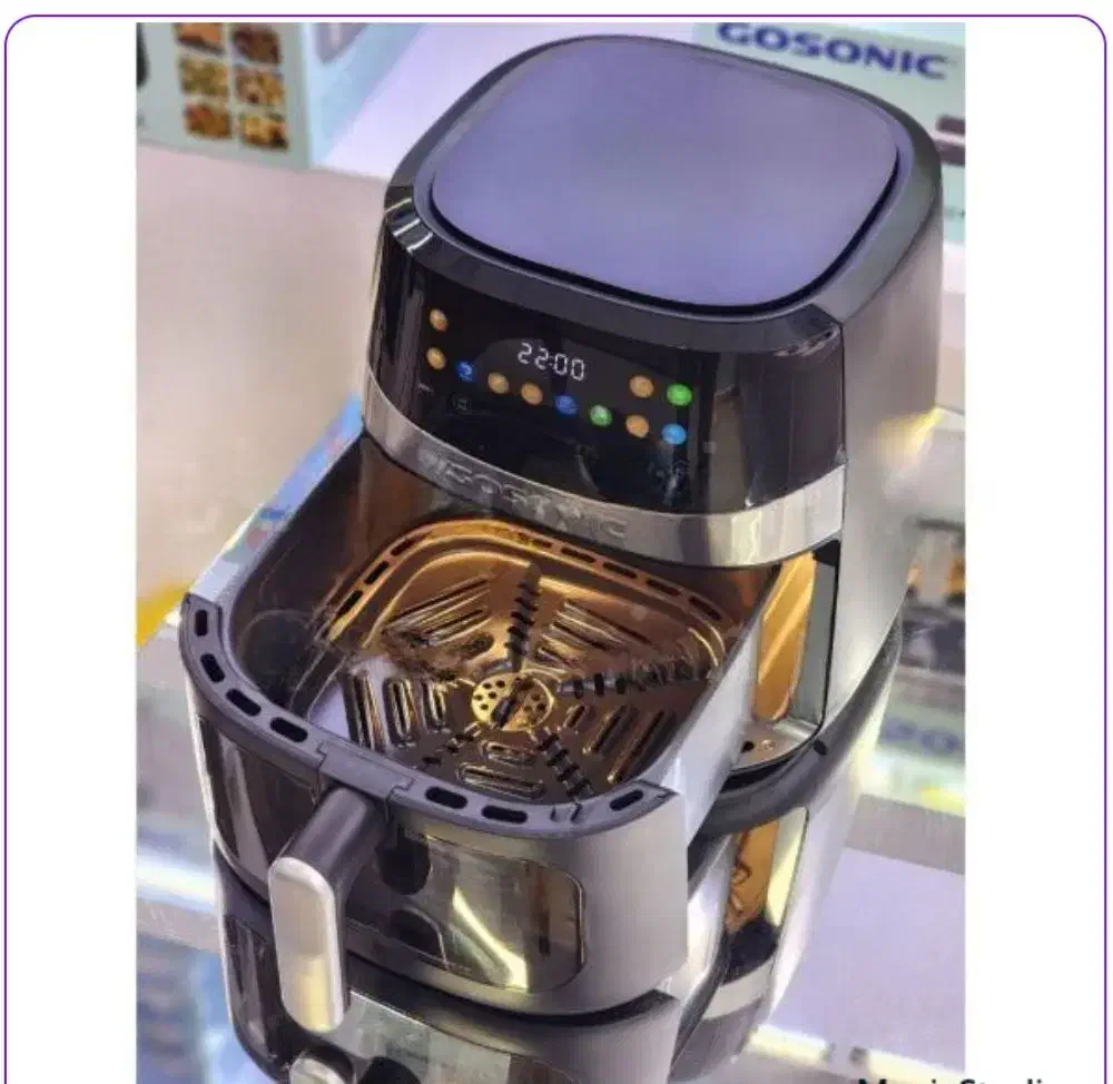 سرخکن رژیمی بدون روغن هواپز سرخ کن گاسونیک|اجاق گاز و لوازم برقی پخت‌وپز|قم, علی آباد سعدگان|دیوار