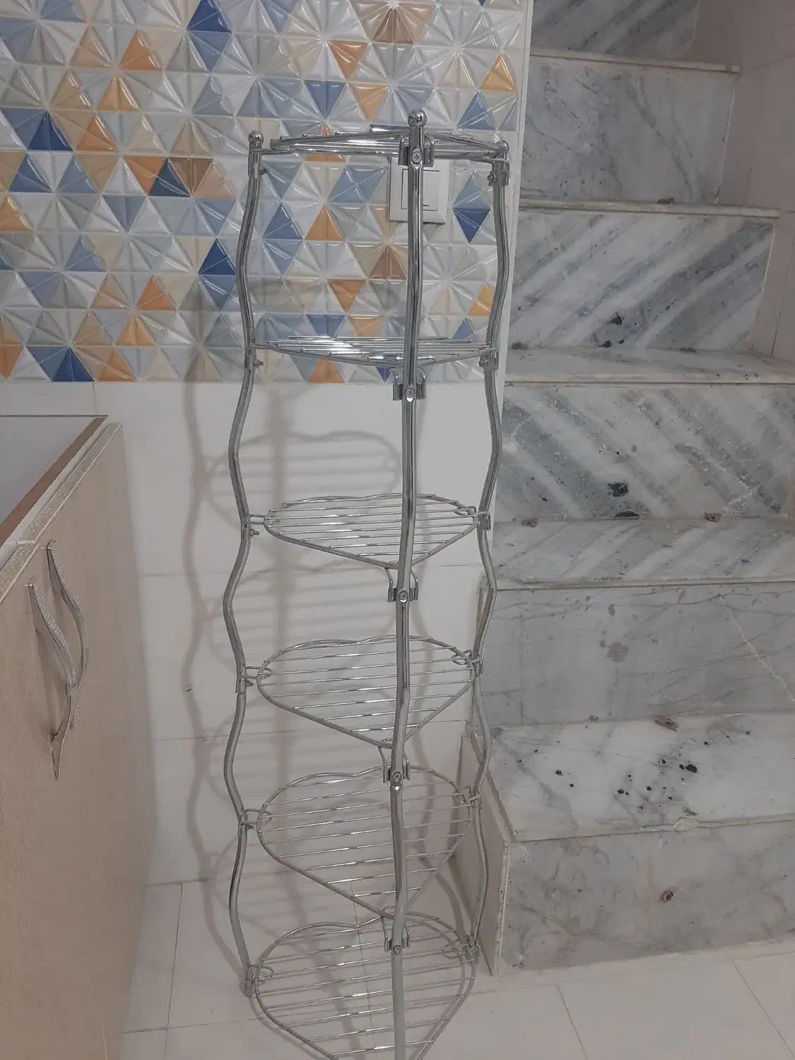 استند قابلمه ۶ طبقه / محکم / نو|آب‌چکان و نظم‌دهنده ظروف|نظرآباد, نظرآباد|دیوار