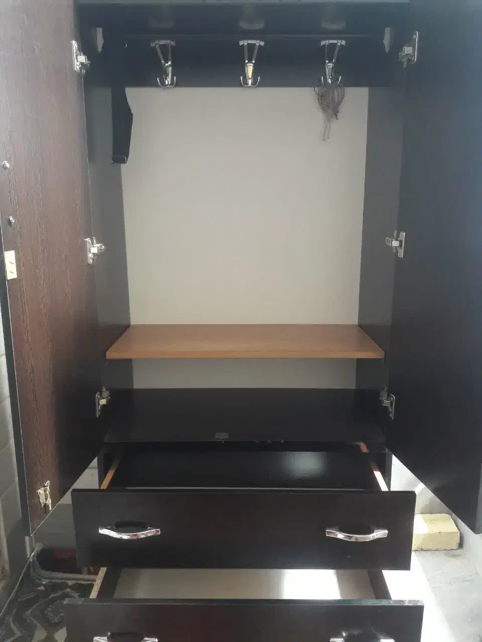 کمد لباس|جاکفشی، کمد، دراور|قم, باجک سه|دیوار