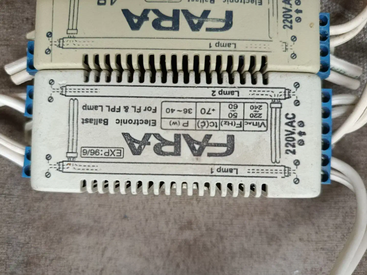 ترانس لامپ مهتابی|لامپ و چراغ|قرچک, باقرآباد|دیوار