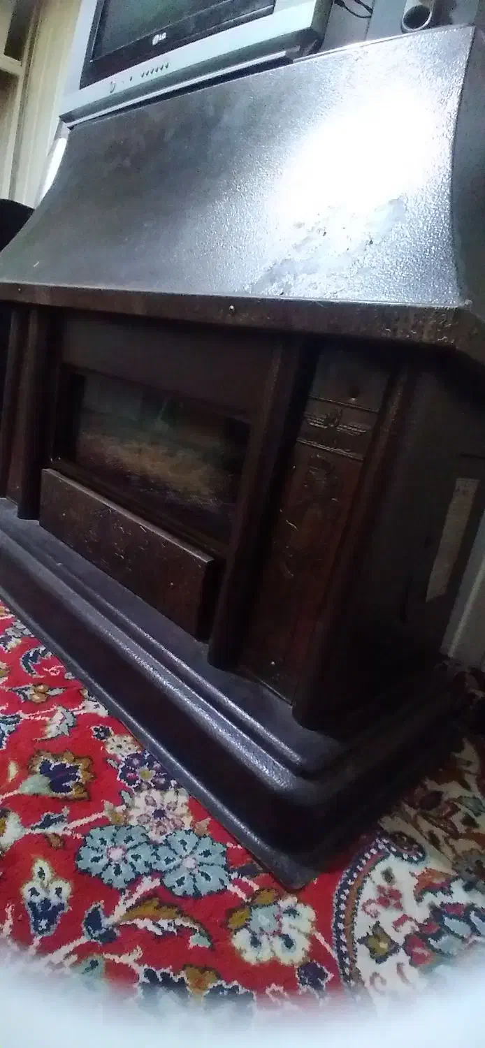 بخاری طرح شومینه|بخاری، هیتر، شومینه|مشهد, سرافرازان|دیوار