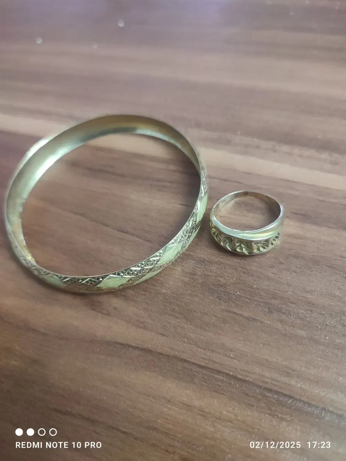 فروش تک پوش طلا ۱۸عیار با انگشتر زنانه|جواهرات|کرمانشاه, |دیوار