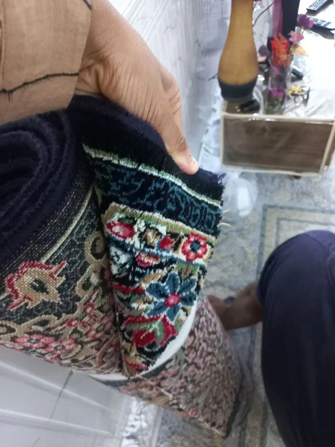سه عدد کناره قالی|فرش|کرمان, |دیوار