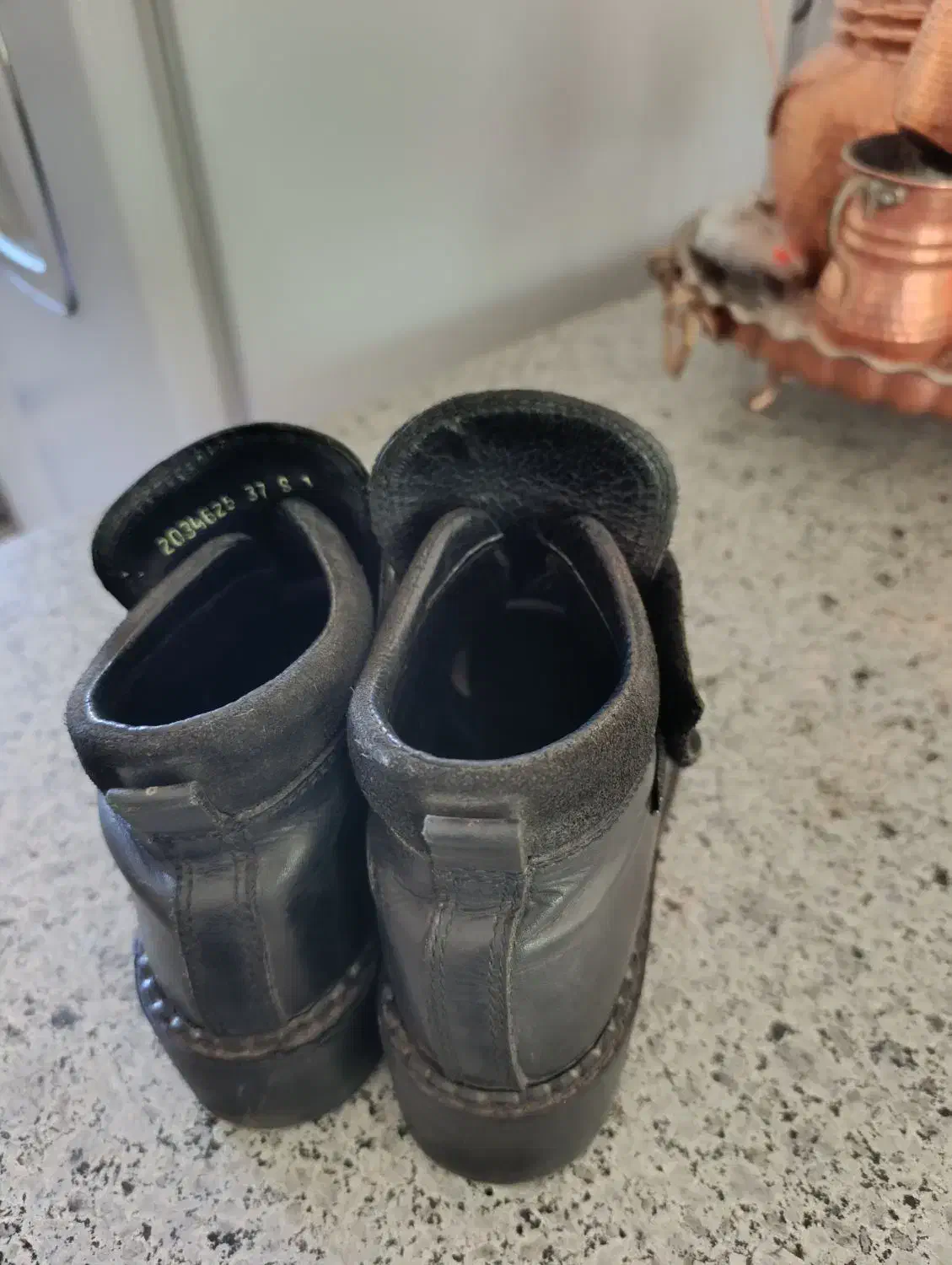 بوت زنانه چرم اصل|کیف، کفش، کمربند|کرمانشاه, |دیوار