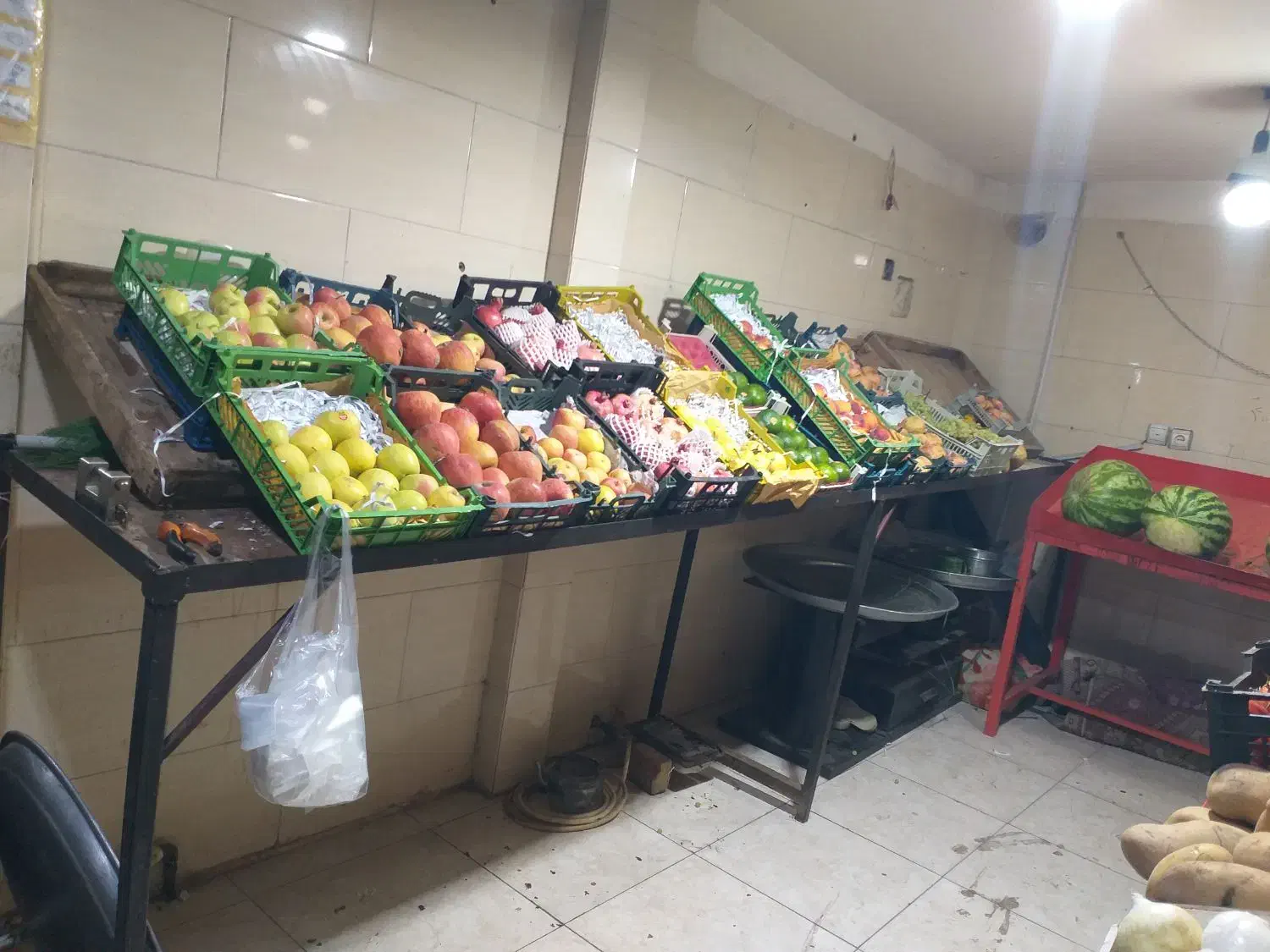 ترازوی محک ۵۰ کیلویی پالت آهنی میوه|فروشگاه و مغازه|کرج, حیدرآباد|دیوار