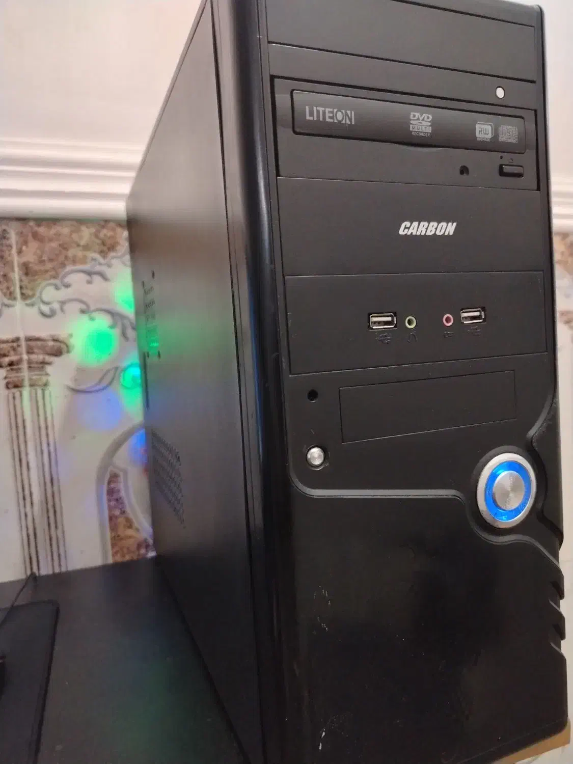 کیس 8 هستهای با مانیتور LG و گرافیک rx580 8g|رایانه رومیزی|چابهار, |دیوار