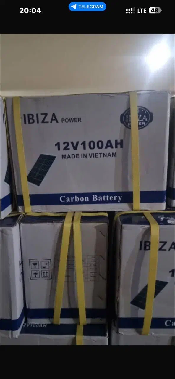 باتری 65 آمپر ژلی برند ایبیزا|قطعات و لوازم جانبی رایانه|تهران, امجدیه (خاقانی)|دیوار