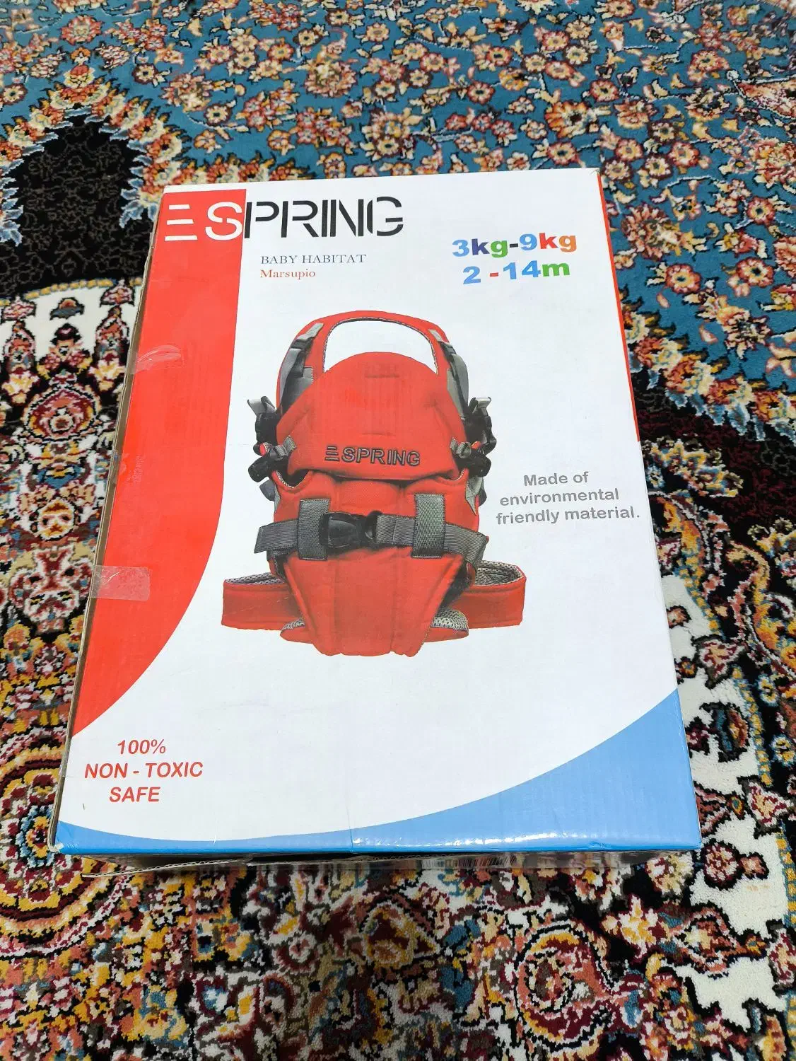 آغوشی کودک مارک اسپرینگ رنگ صورتی نو نو|کالسکه و لوازم جانبی|کازرون, |دیوار