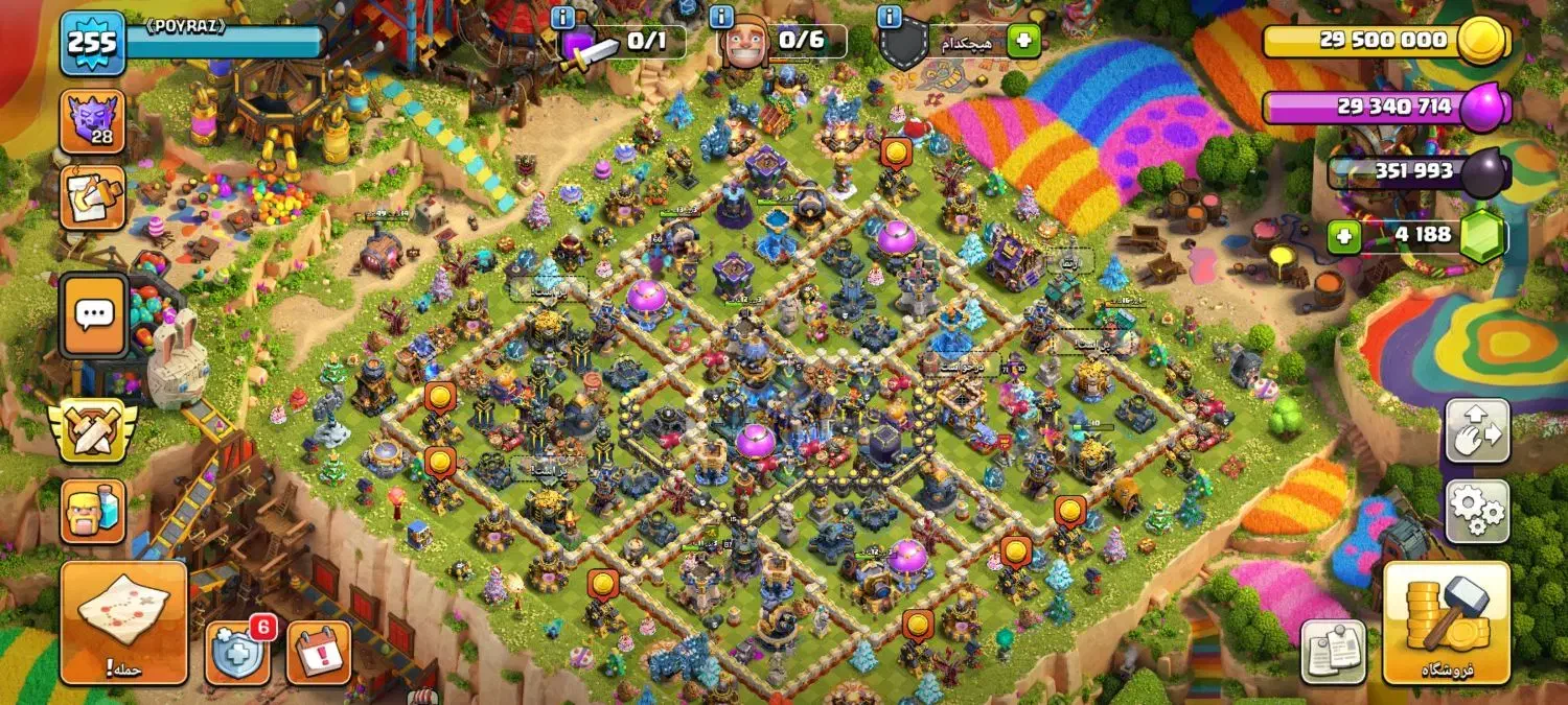 بازی کلش|کنسول، بازی ویدئویی و آنلاین|ماکو, |دیوار