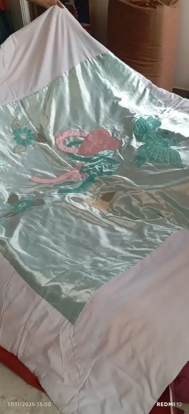 لحاف عروس نونو|رختخواب، بالش، پتو|مشکیندشت, |دیوار