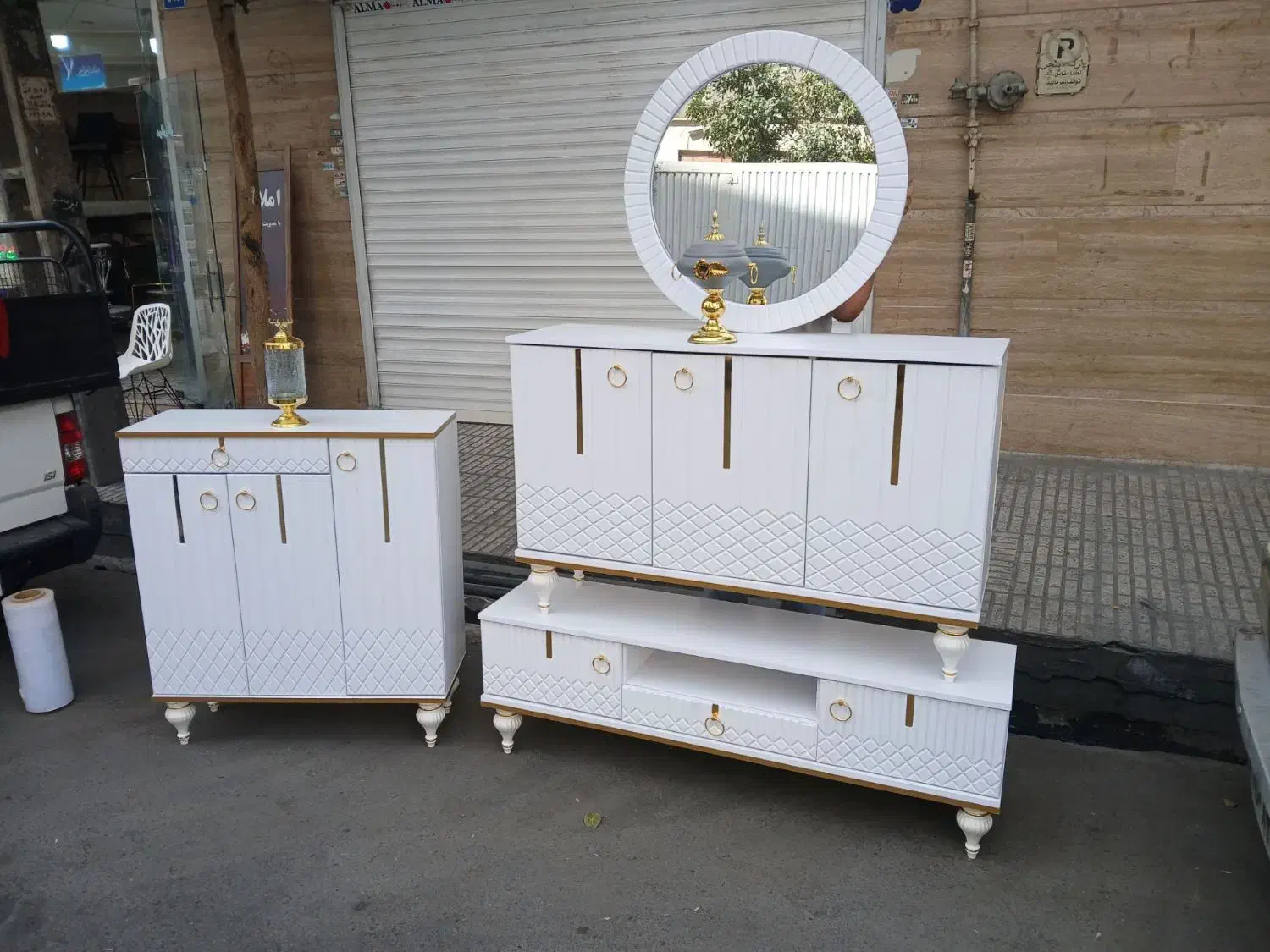 جاکفشی ۳ درب MDF|جاکفشی، کمد، دراور|تهران, شهید رجایی|دیوار