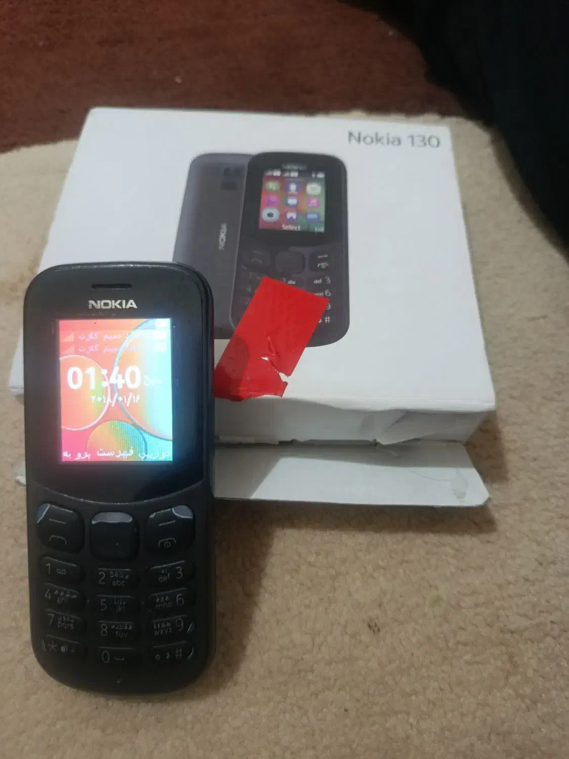 فروش گوشی نوکیا ۱۳۰ سالم و تمیز|موبایل|شادگان, |دیوار