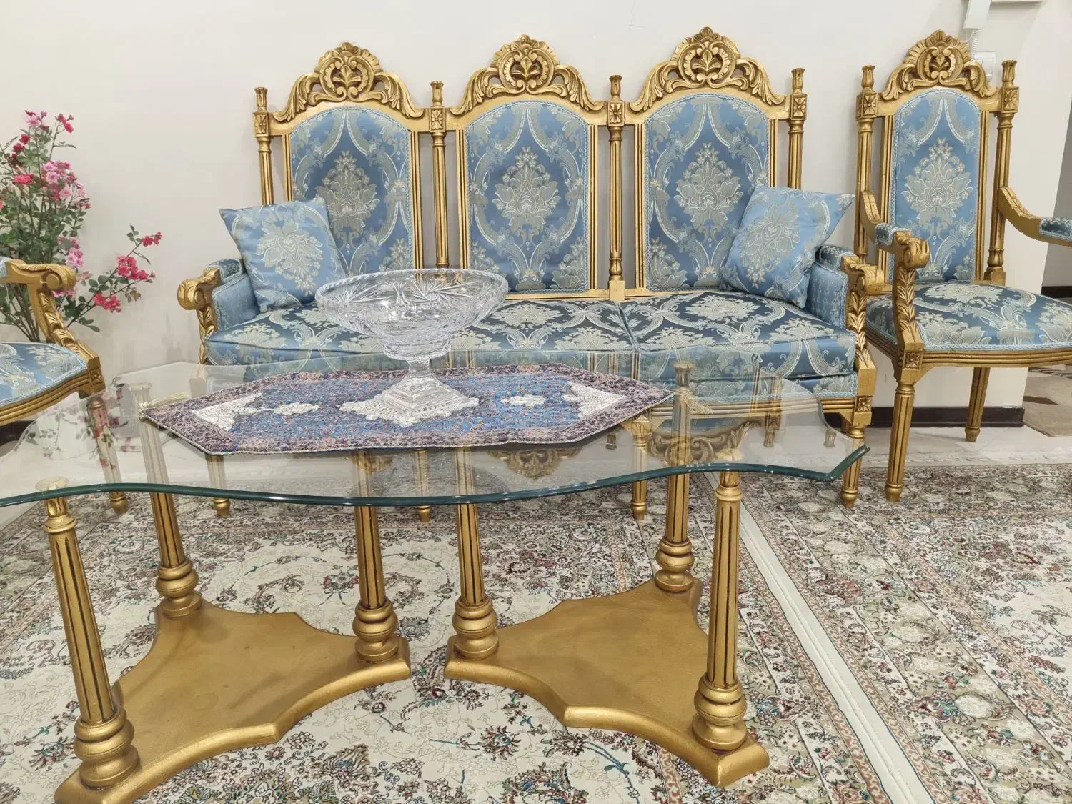 مبل استیل ۹نفره|مبلمان خانگی و میز عسلی|تهران, حکیمیه|دیوار