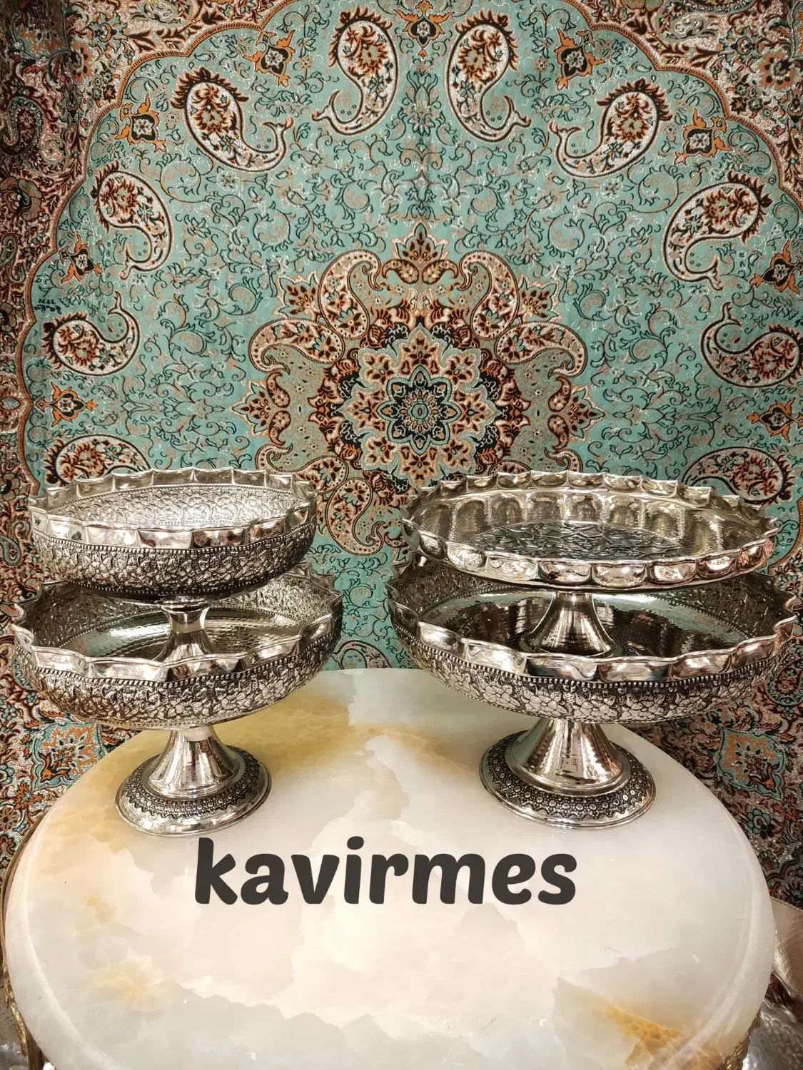 ست کروم/مسی/تخفیف یلدایی /تولیدی کویر مس|ظروف سرو و پذیرایی|یزد, |دیوار