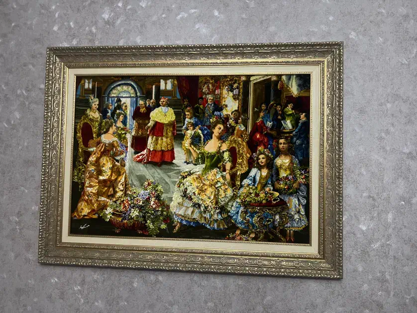 تابلو فرش دستبافت پاپ تبریز|تابلو فرش|مشهد, الهیه|دیوار