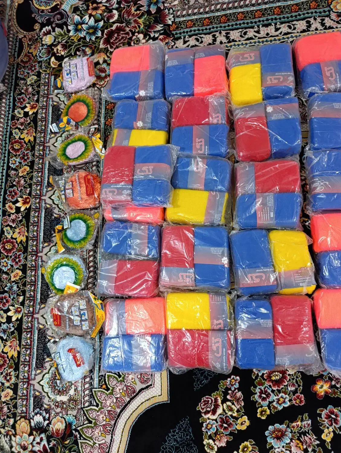 بیست یک جفت سفره پاکن دوازده تا اسکاج|سفره، حوله، دستمال آشپزخانه|نورآباد, |دیوار