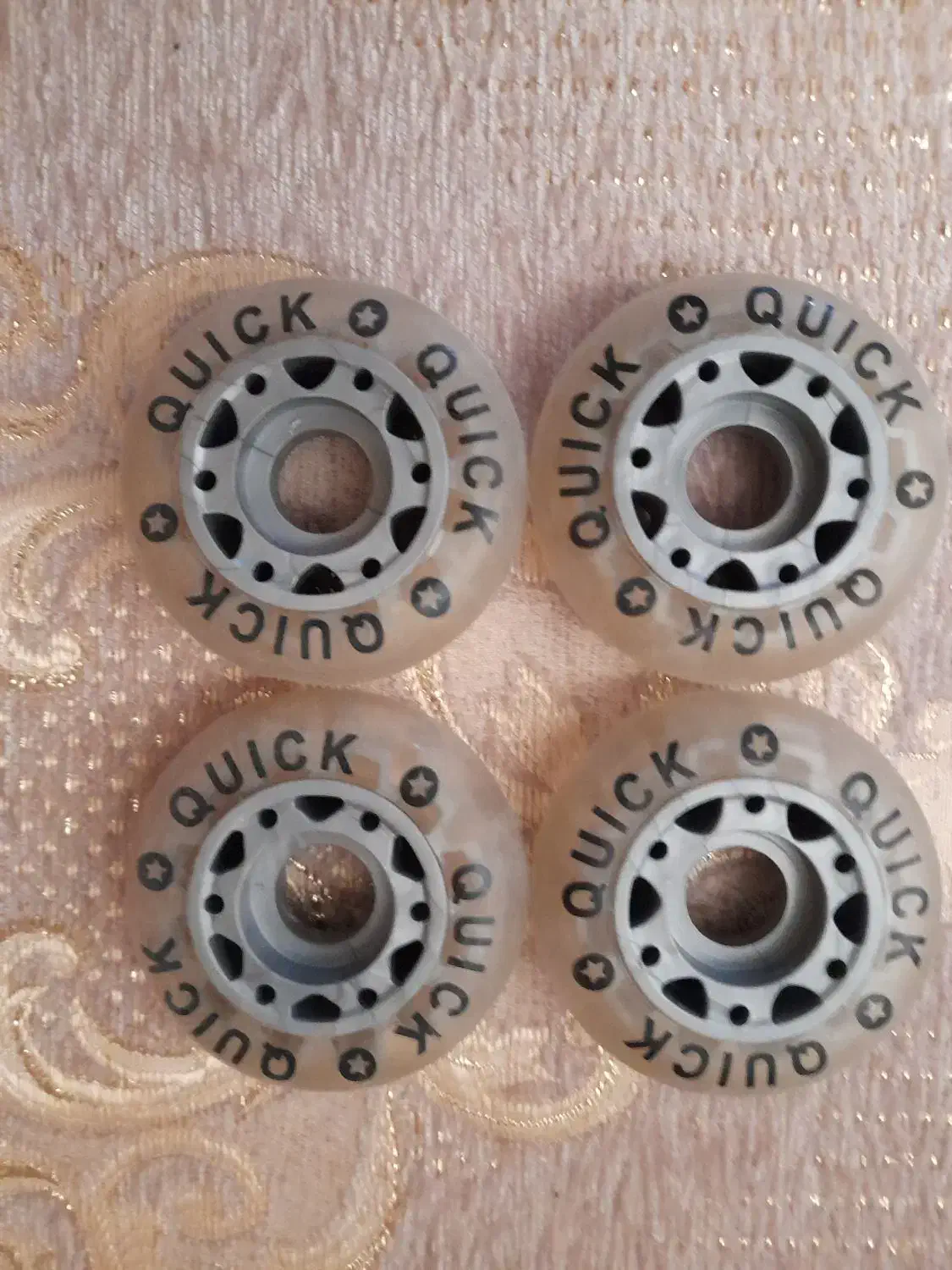 پک ۴عددی چرخ تمام ژله ای quick|دوچرخه، اسکیت، اسکوتر|گرمدره, |دیوار