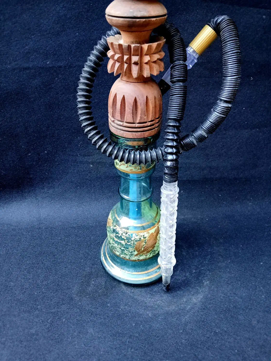 قلیان چوبی خراطی شده.|صنایع دستی و سایر لوازم تزئینی|ارومیه, |دیوار