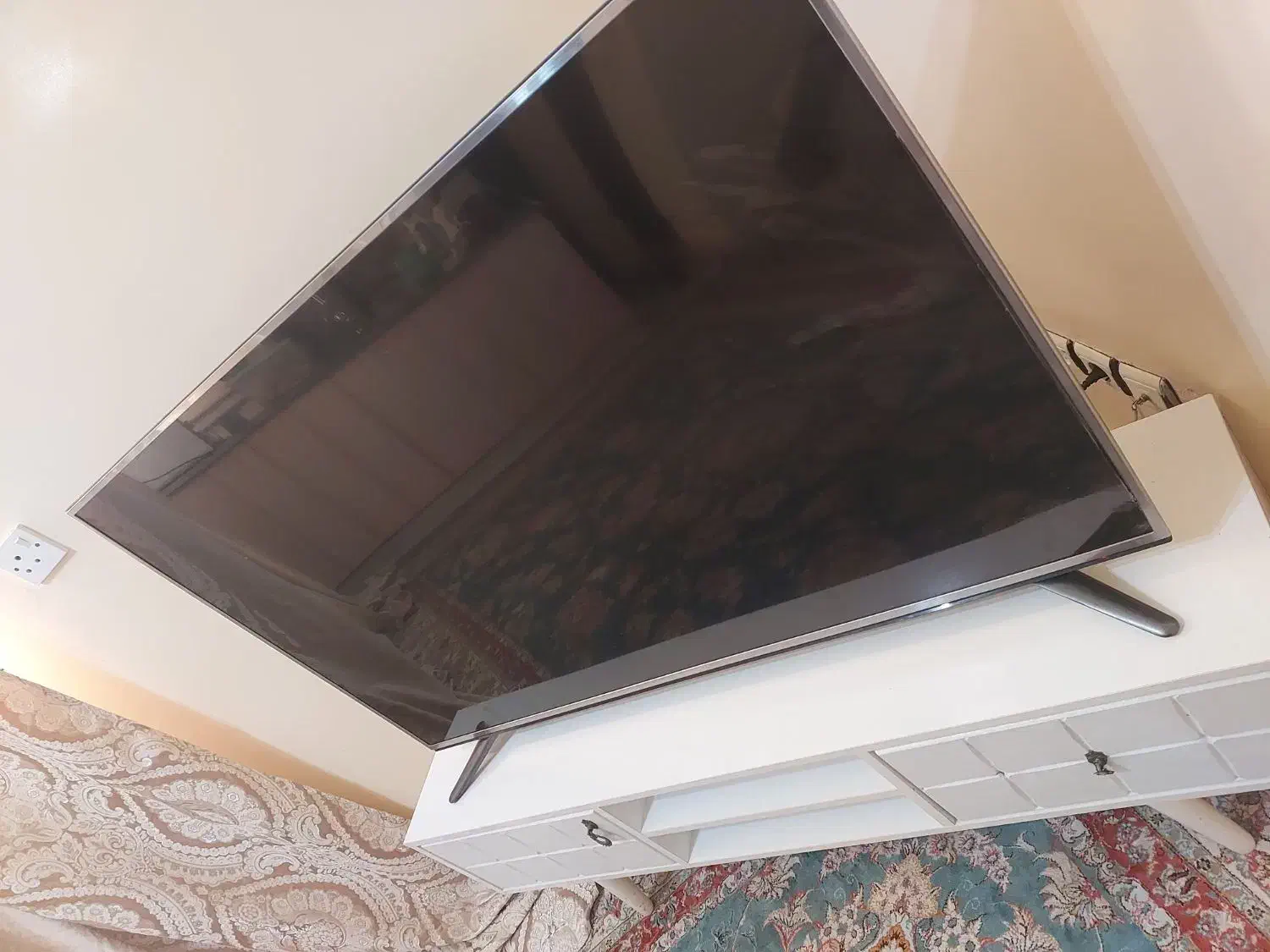 ال ای دی ایکس ویژن فول ۵۵ شیشه شکسته|تلویزیون و پروژکتور|دهدشت, |دیوار