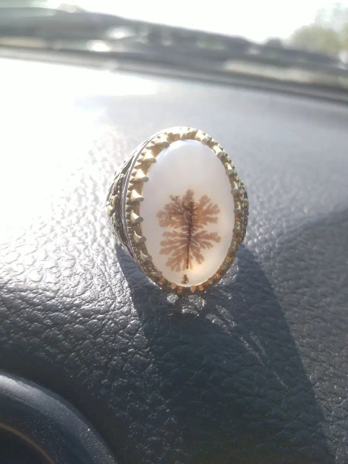 انگشتر شجر تک دخت گل زرد|جواهرات|اسلام‌شهر, شهرک امام حسین (میان آباد)|دیوار