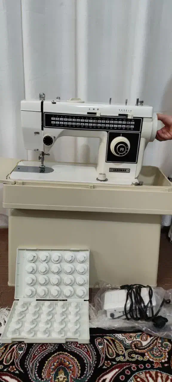 چرخ خیاطی گلدوزی ژانومه،نو|چرخ خیاطی و ریسندگی|خمینیشهر, |دیوار