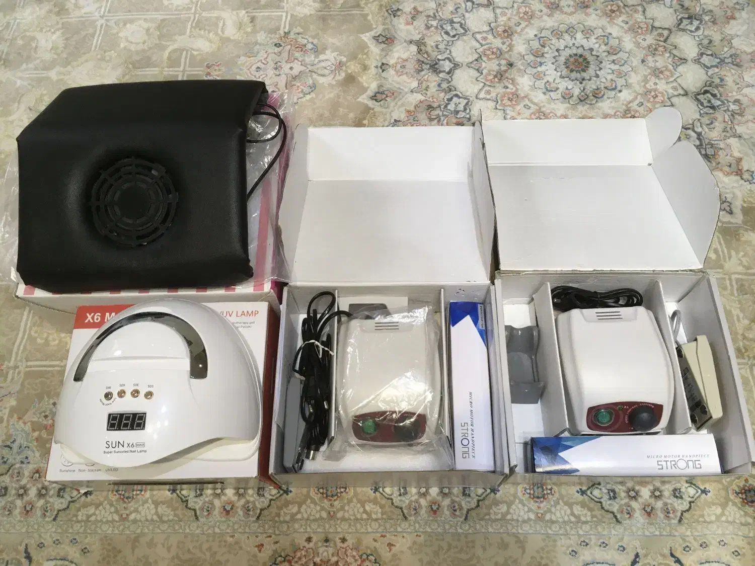 وسایل کامل کاشت ناخن|آرایشی، بهداشتی، درمانی|رشت, منظریه|دیوار