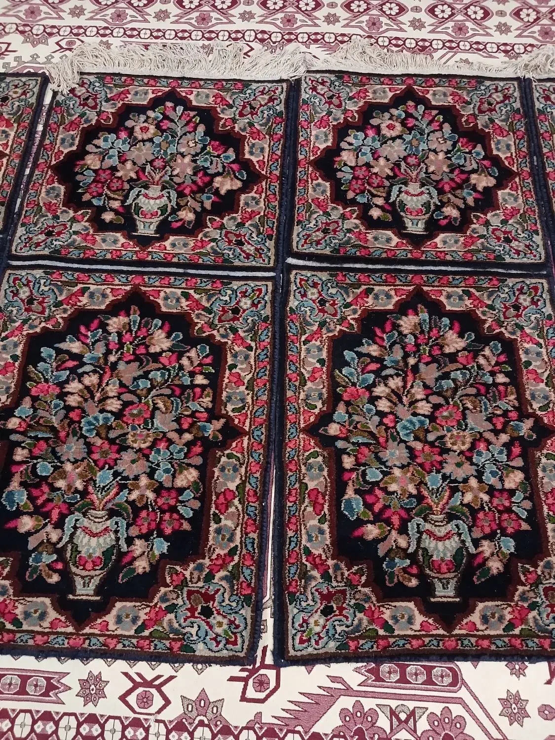 یک دست قالی مبل دستباف|فرش|کرمان, |دیوار