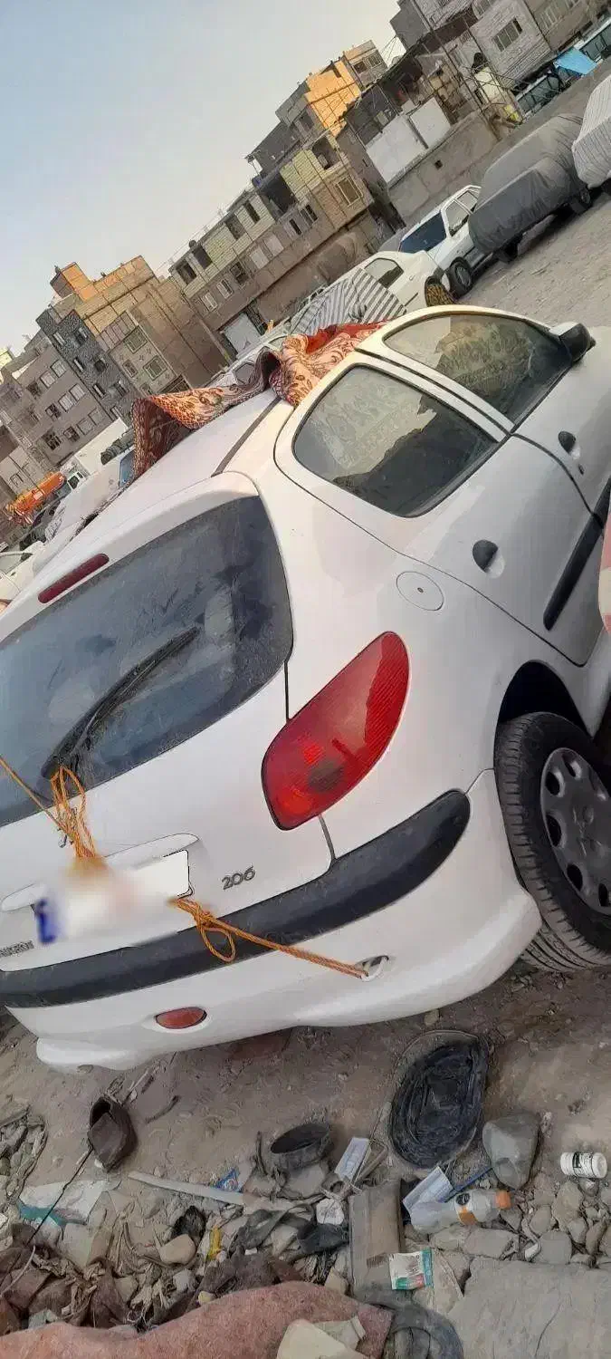 ۲۰۶تصادفی مدل ۹۶تیپ ۵ بازدید نسیم شهر|خودرو سواری و وانت|تهران, بهارستان|دیوار