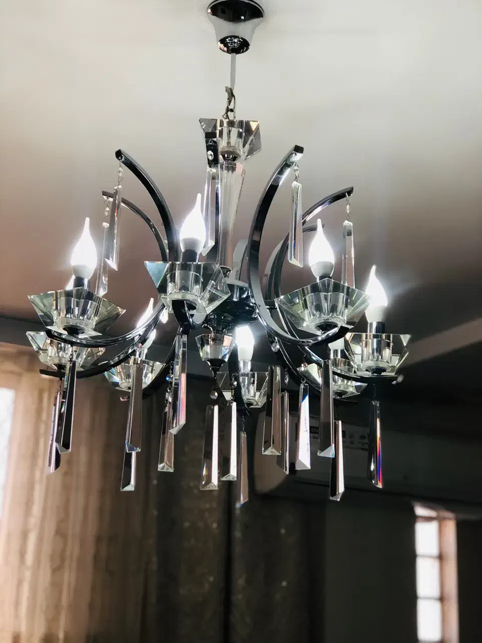 لوستر کریستال وارداتی|لوستر و چراغ آویز|فردیس, فردیس|دیوار