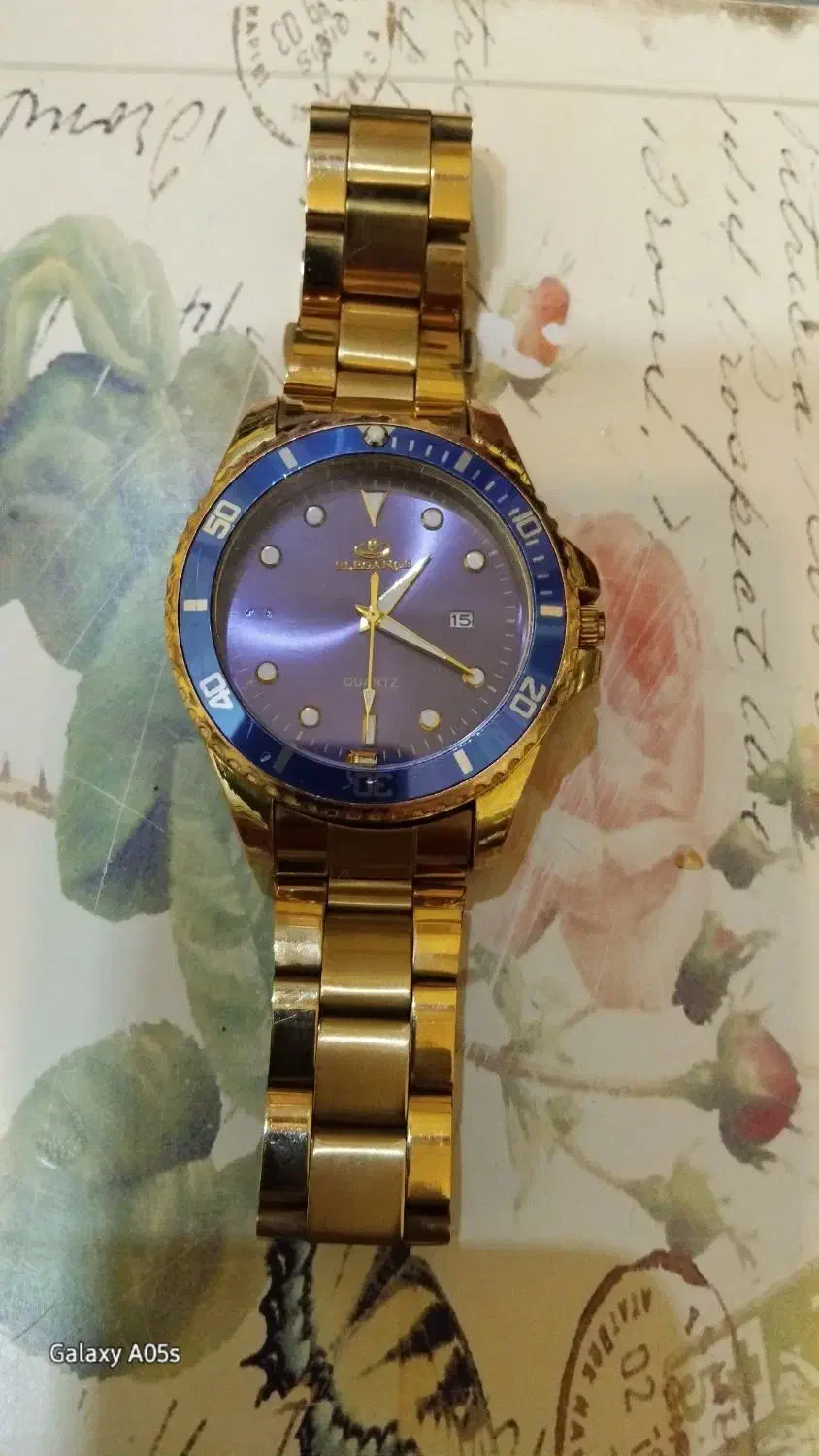 ساعته الگانس تاریخ شماروضداب ‌وساعت موابل بولد|ساعت|شیراز, مسلم|دیوار